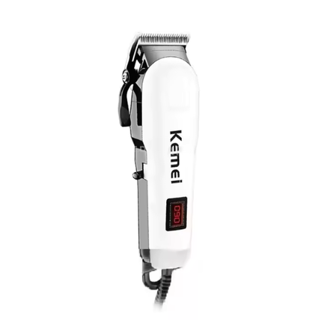 Kemei Professional Hair Clipper 809c– High-Performance Corded Trimmer with Adjustable Blades & Accessories