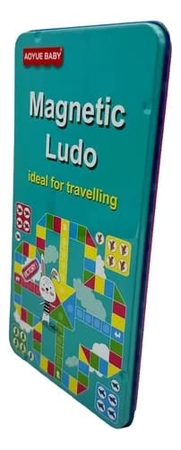 AOYUE BABY Magnetic Ludo Board Game | Compact Travel-Friendly Strategy Game for Kids & Family