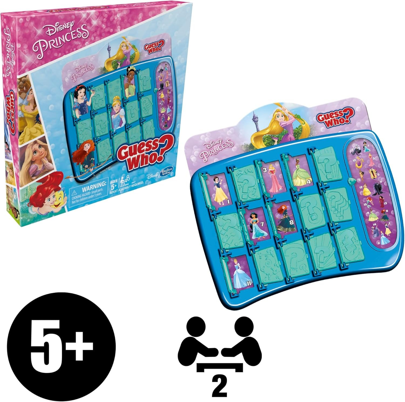 Disney Princess Guess Who? The Magical Guessing Game for Kids
