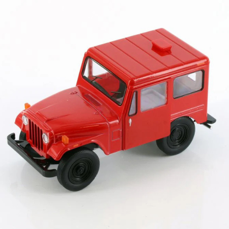 Kinsmart 1972 Jeep DJ-5B Die-Cast Model – Classic Red Miniature Collectible
