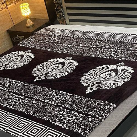 Luxury Soft Fleece AC Blanket Combo – Double Bed Size | Elegant Design & Easy Washable | Guaranteed Color Quality